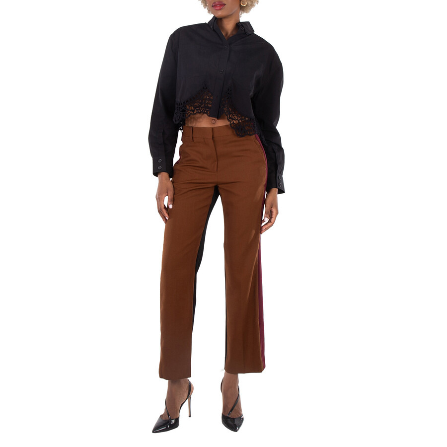 Burberry Dark Birch Brown Lottie Trousers - 4