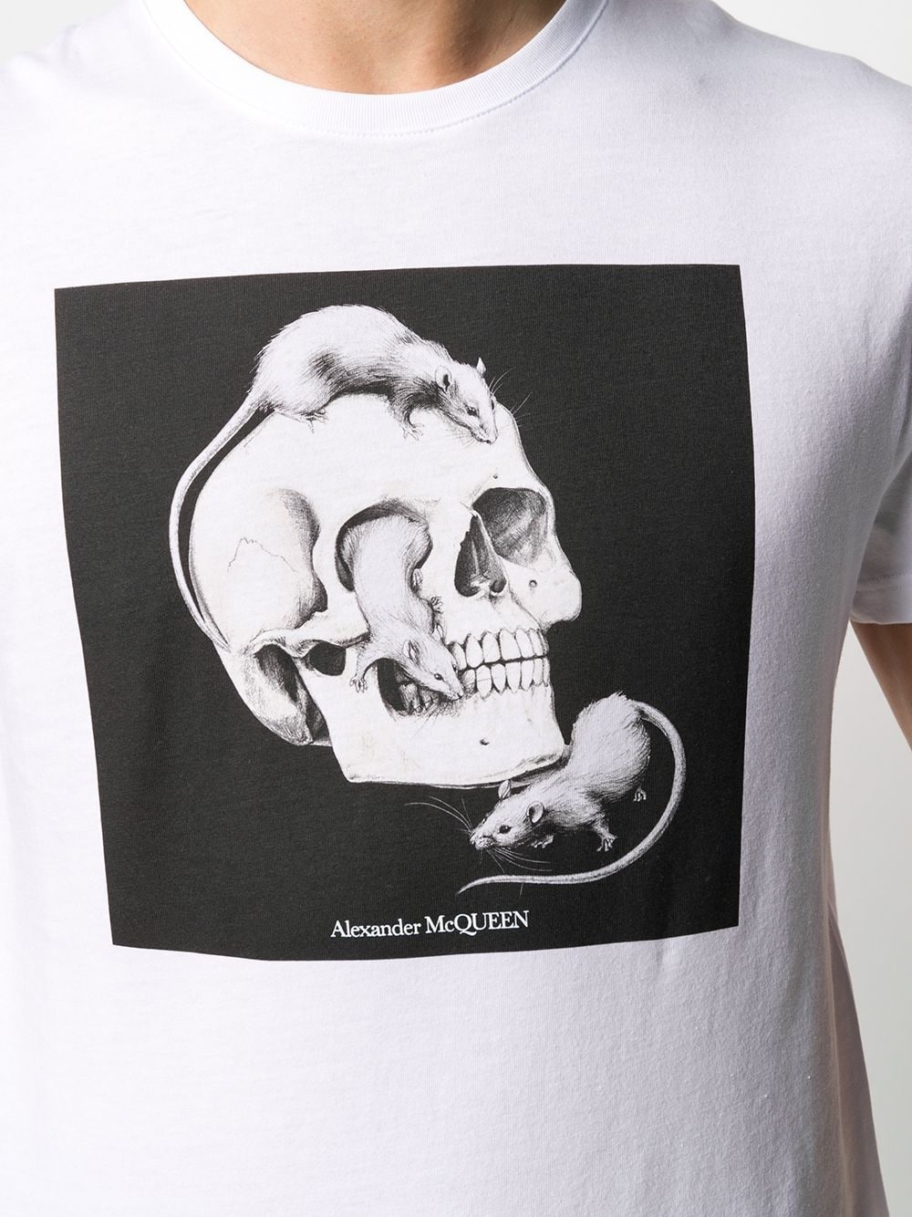 Rat Skull print T-shirt - 5