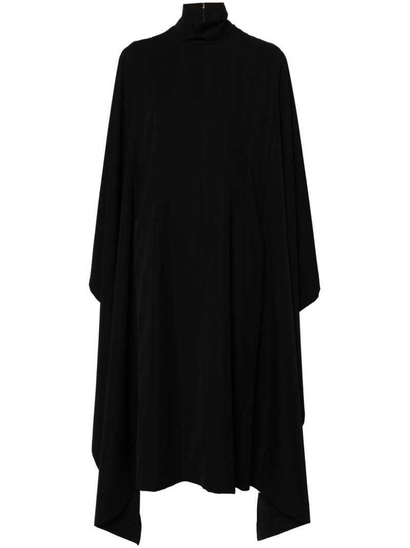 draped midi dress 1