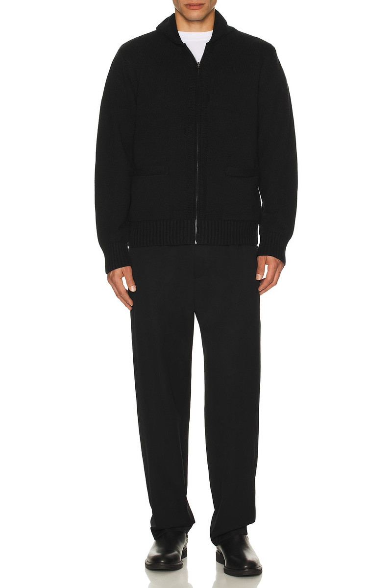 Schott Zip Front Sweater outlook