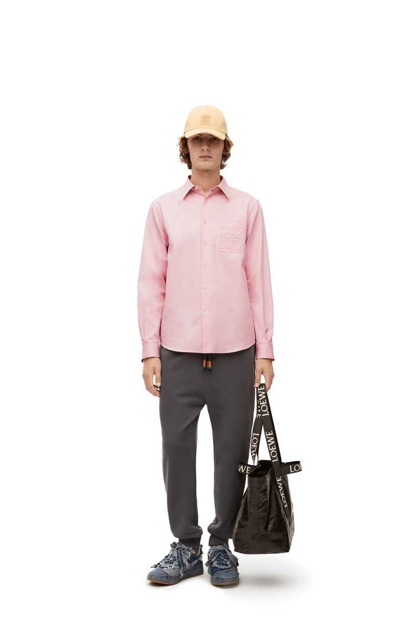 Loewe Anagram debossed shirt in cotton outlook