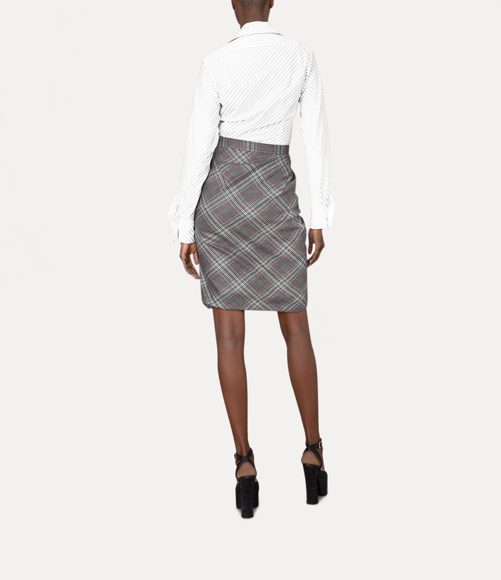 DRUNKEN PENCIL SKIRT TARTAN - 3