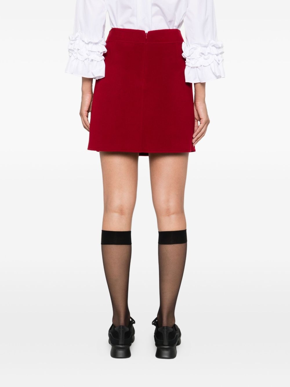 pocket wool skirt - 4