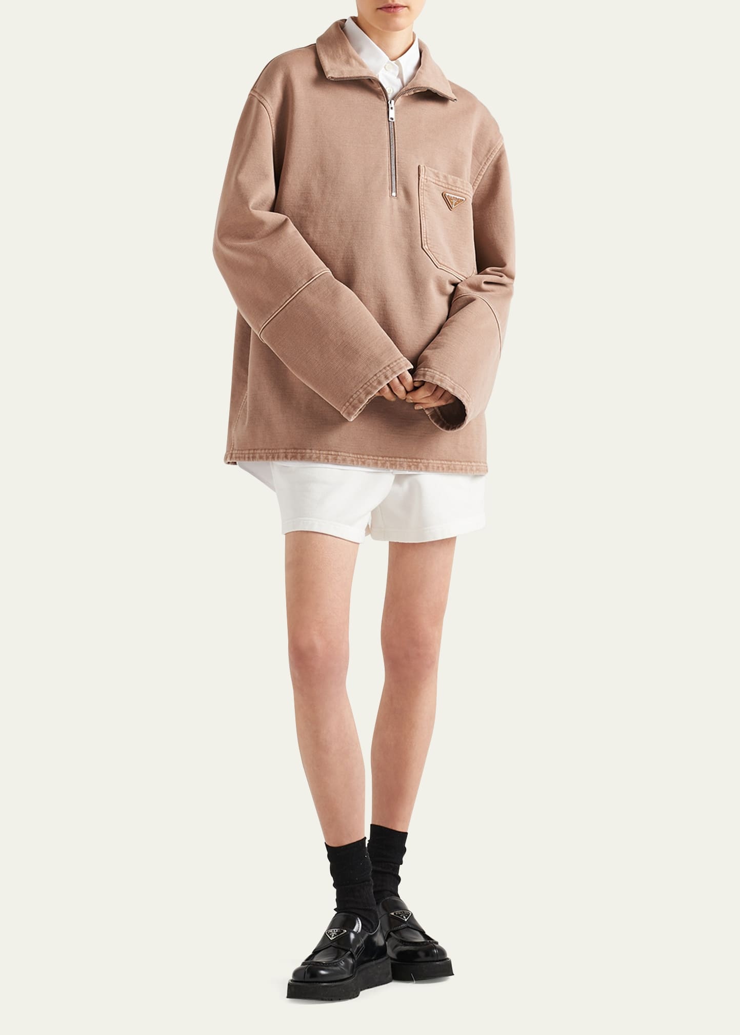 Plush Elastic Waist Shorts - 2