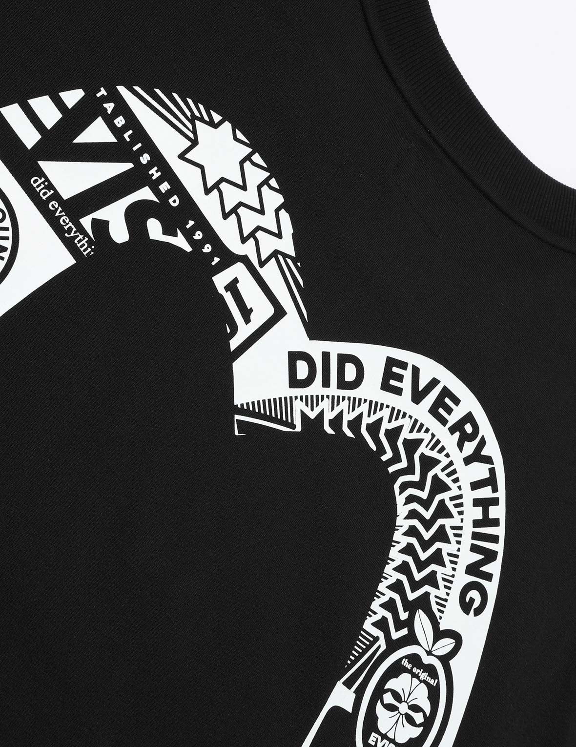 Logo and Daicock Print Loose Fit T-Shirt - 5