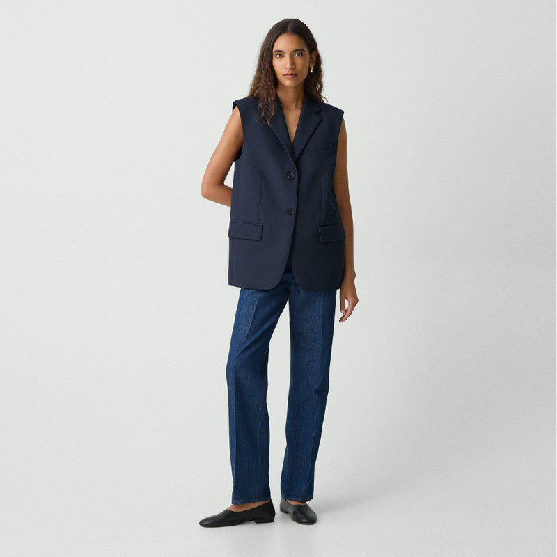 Theory Oversized Vest in Wool-Blend outlook