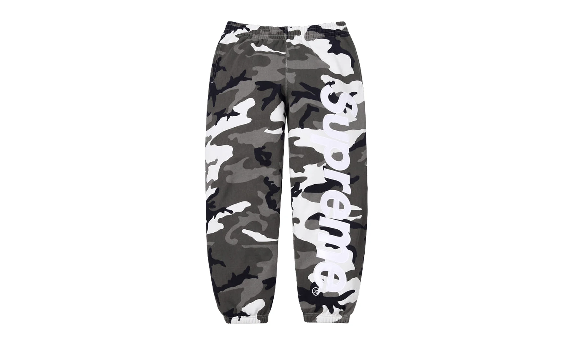 Satin Appliqué Sweatpant "SS26 - Snow Camo" SU27517 - 1