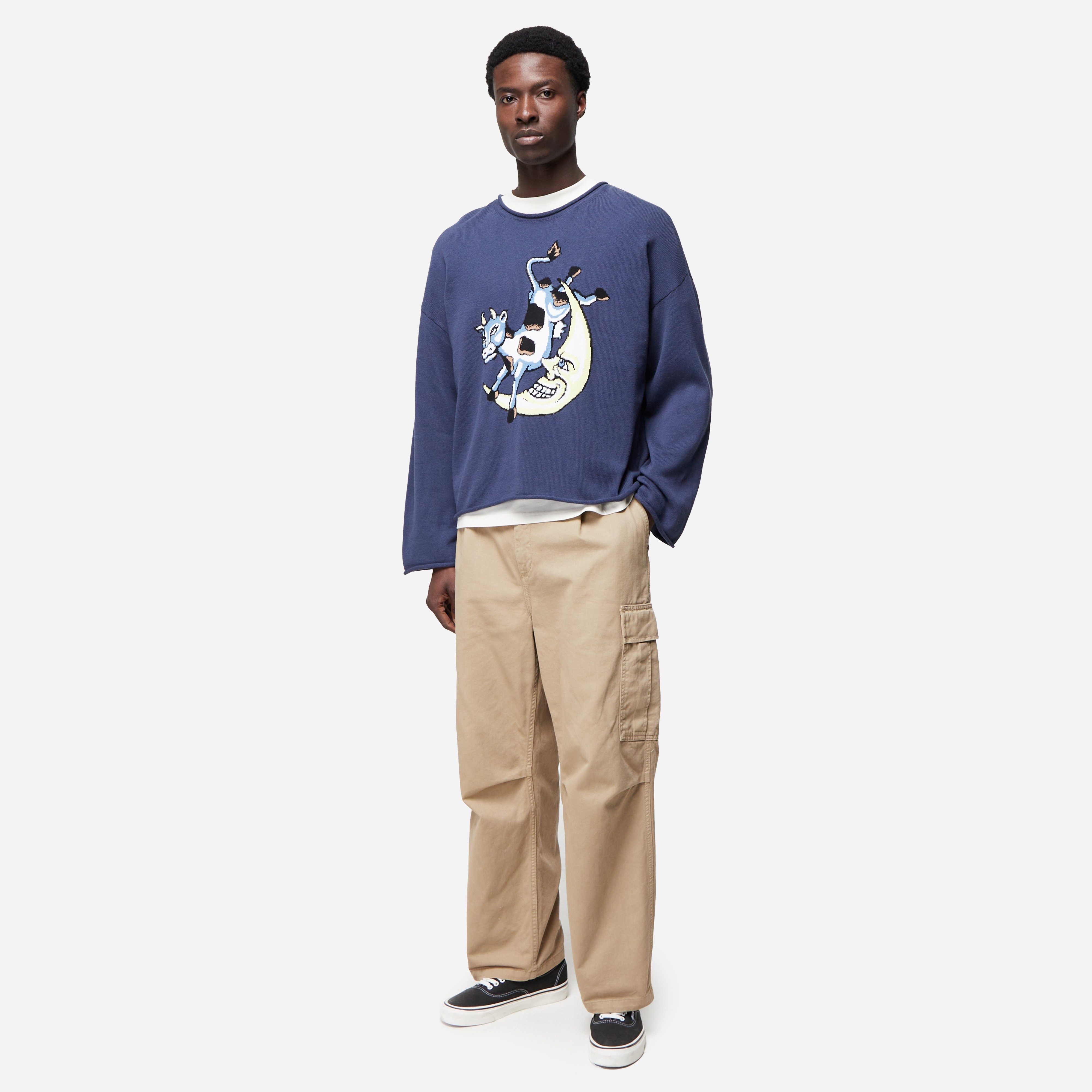 Brain Dead Cropped Diddle Sweater - 2