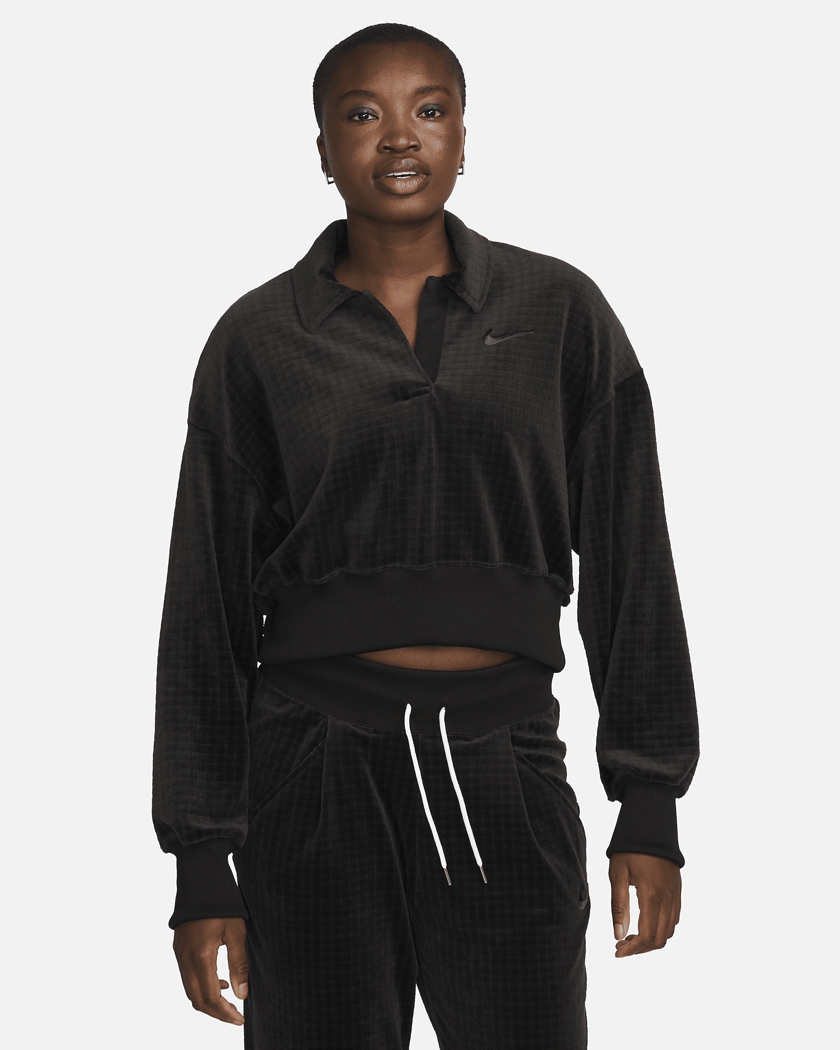 Nike Sportswear Women's Velour Polo - 1