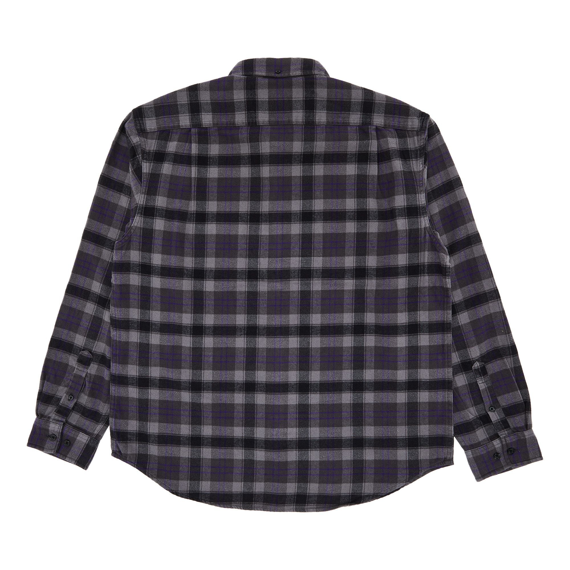 Supreme Plaid Flannel Shirt 'Black' - 2