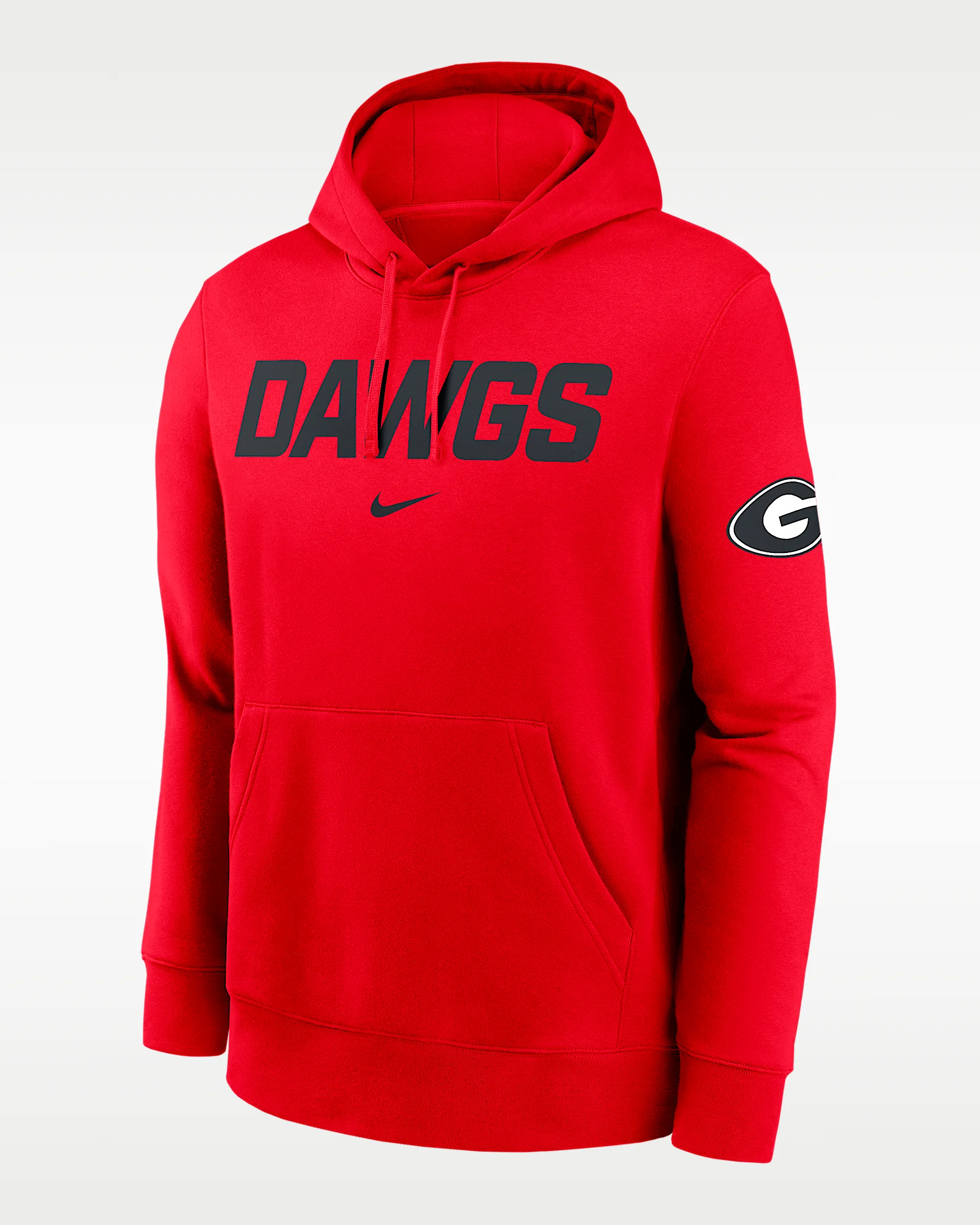 Georgia Club 2-Hit Nickname Men's Nike College Pullover Hoodie - 1