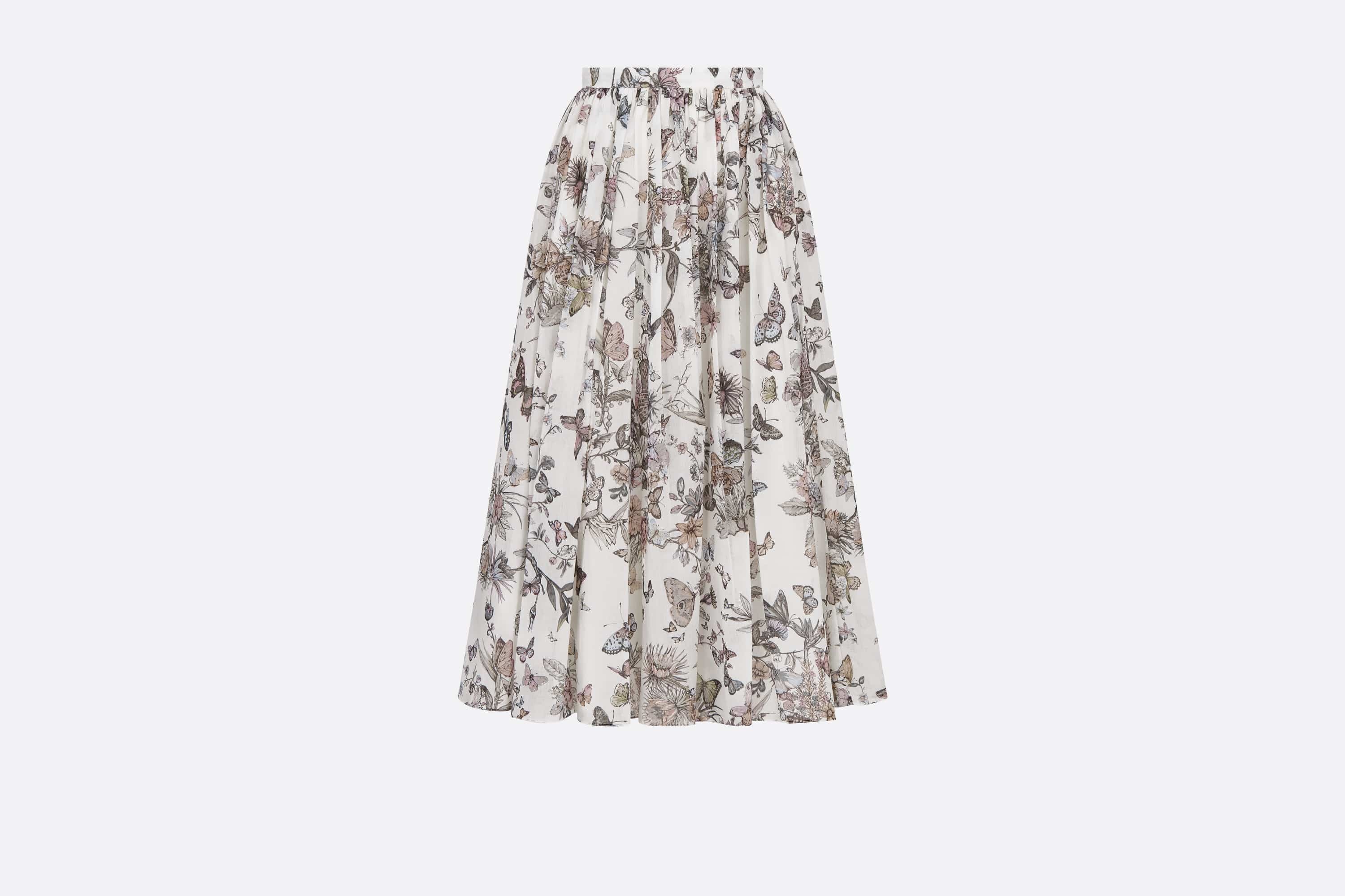 Flared Mid-Length Skirt - 1