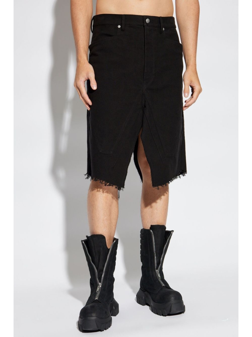Slivered midi skirt - 3