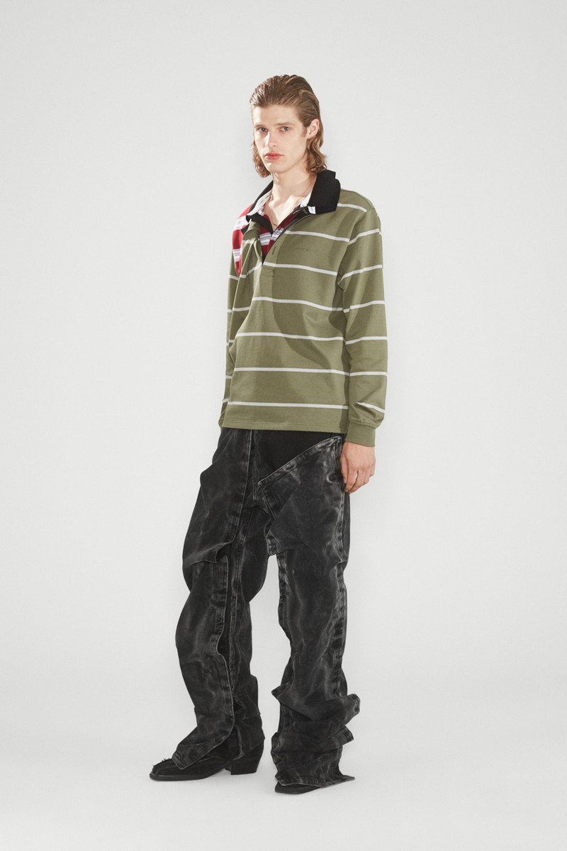 Double Collar Snap Off Rugby Polo 3