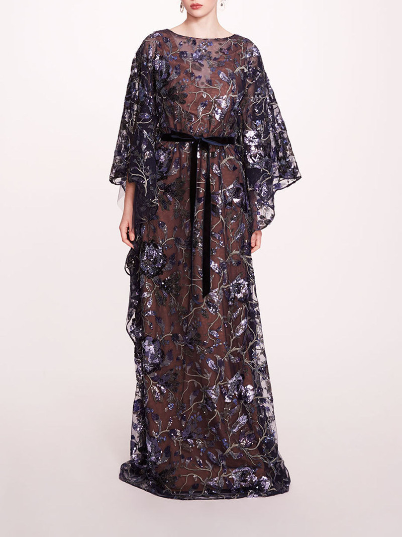 Marchesa CLIMBING VINES KAFTAN outlook