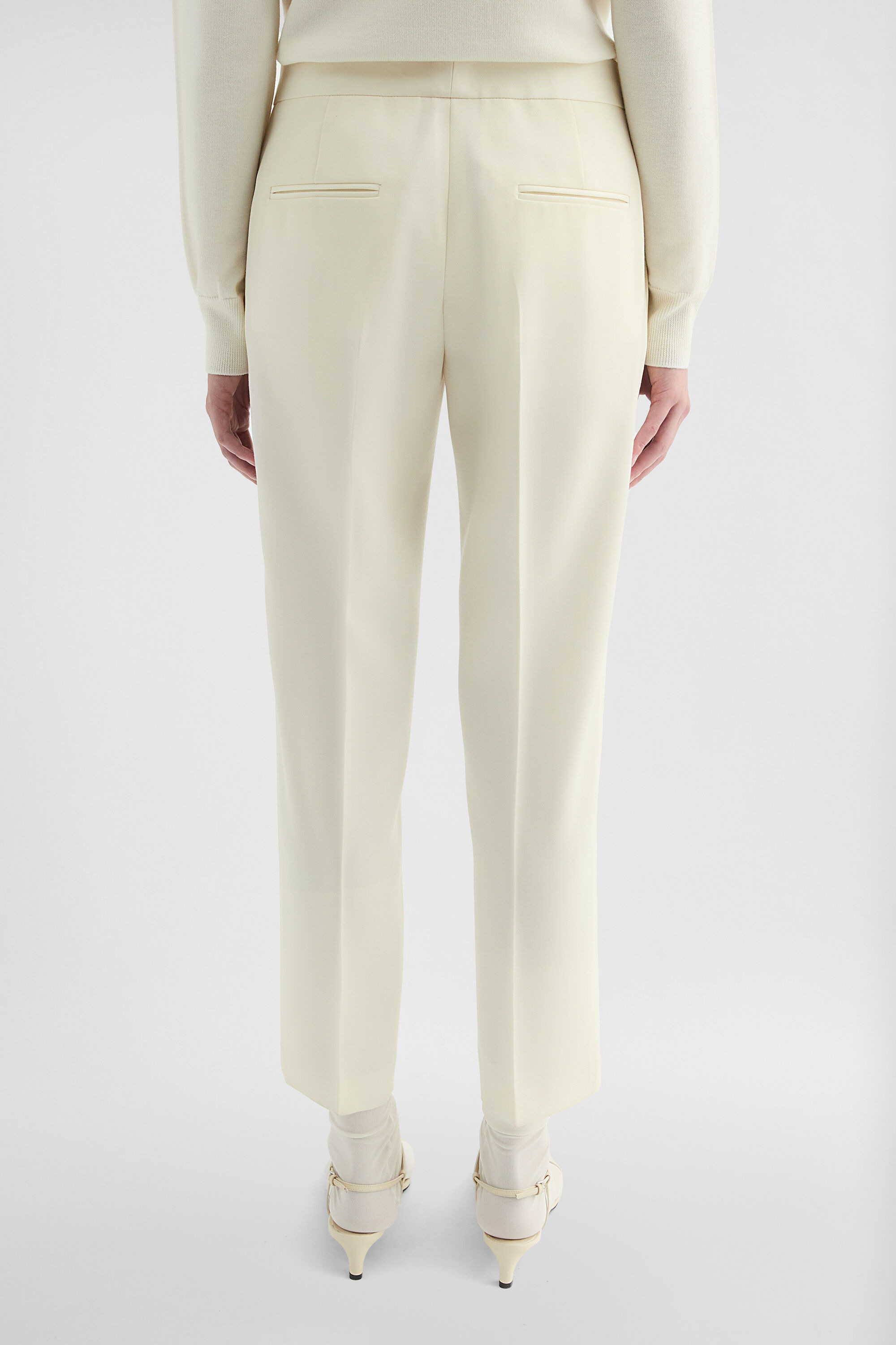 Wool Tailored Trousers - 4