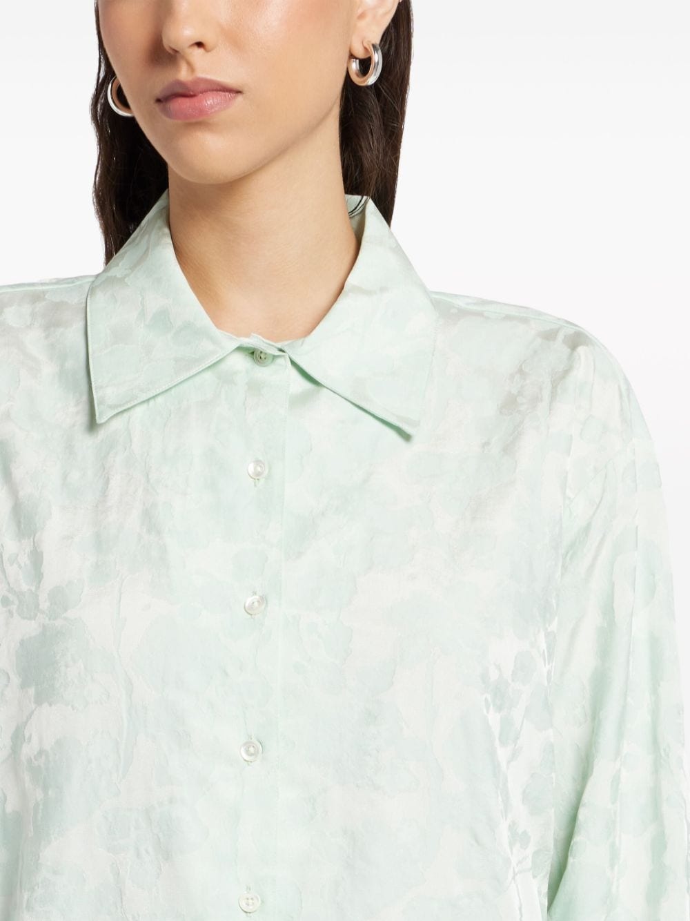 floral-print long-sleeve shirt - 5