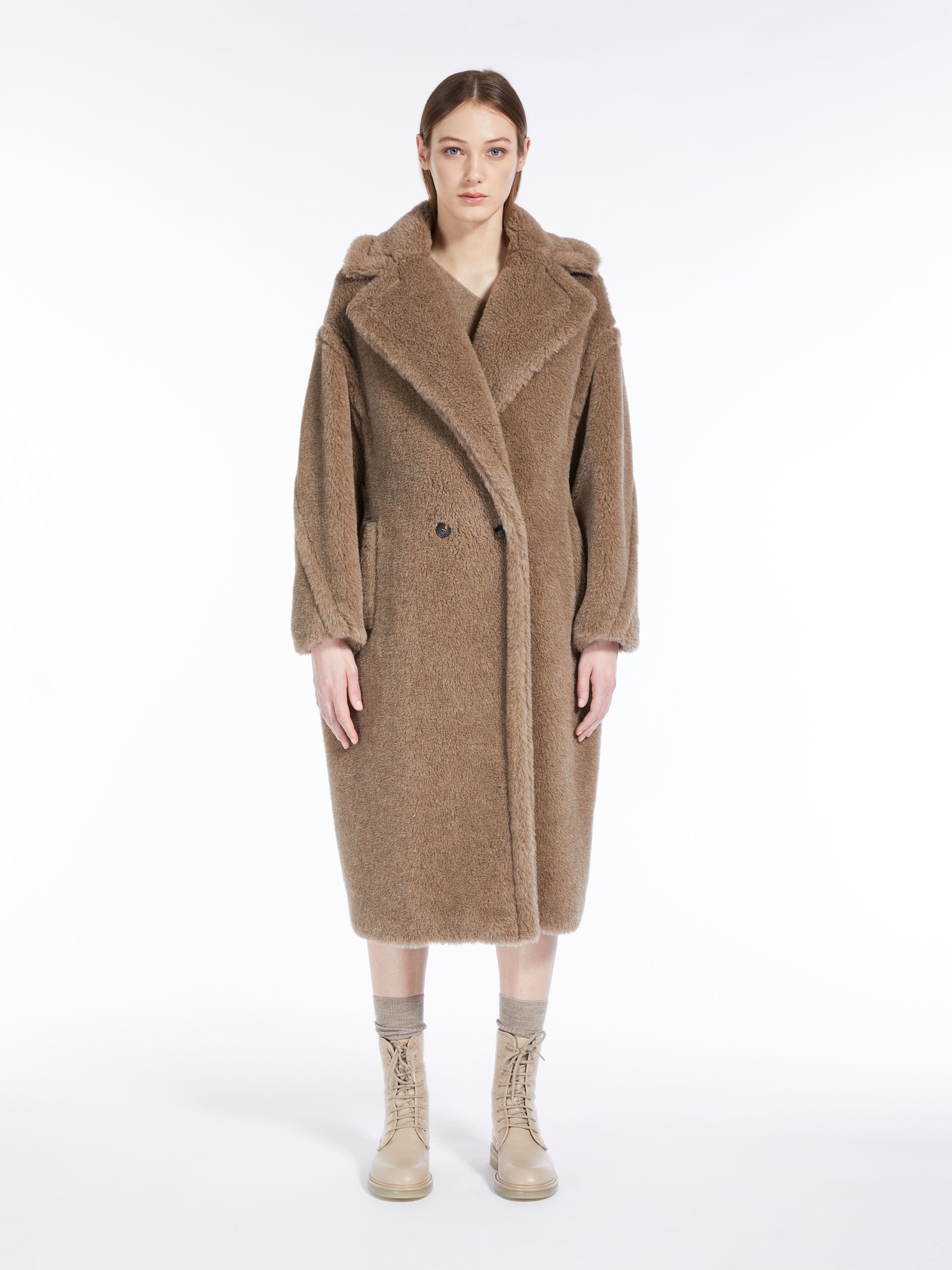 Max Mara Teddy Bear Icon Coat - Brown - Xs