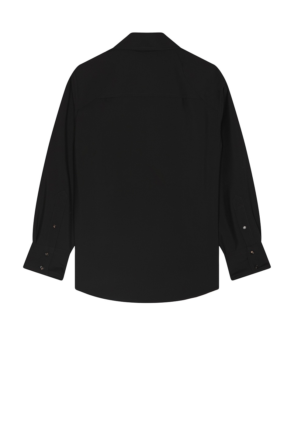 Matches Detail Light Wool Long Sleeve Shirt - 2