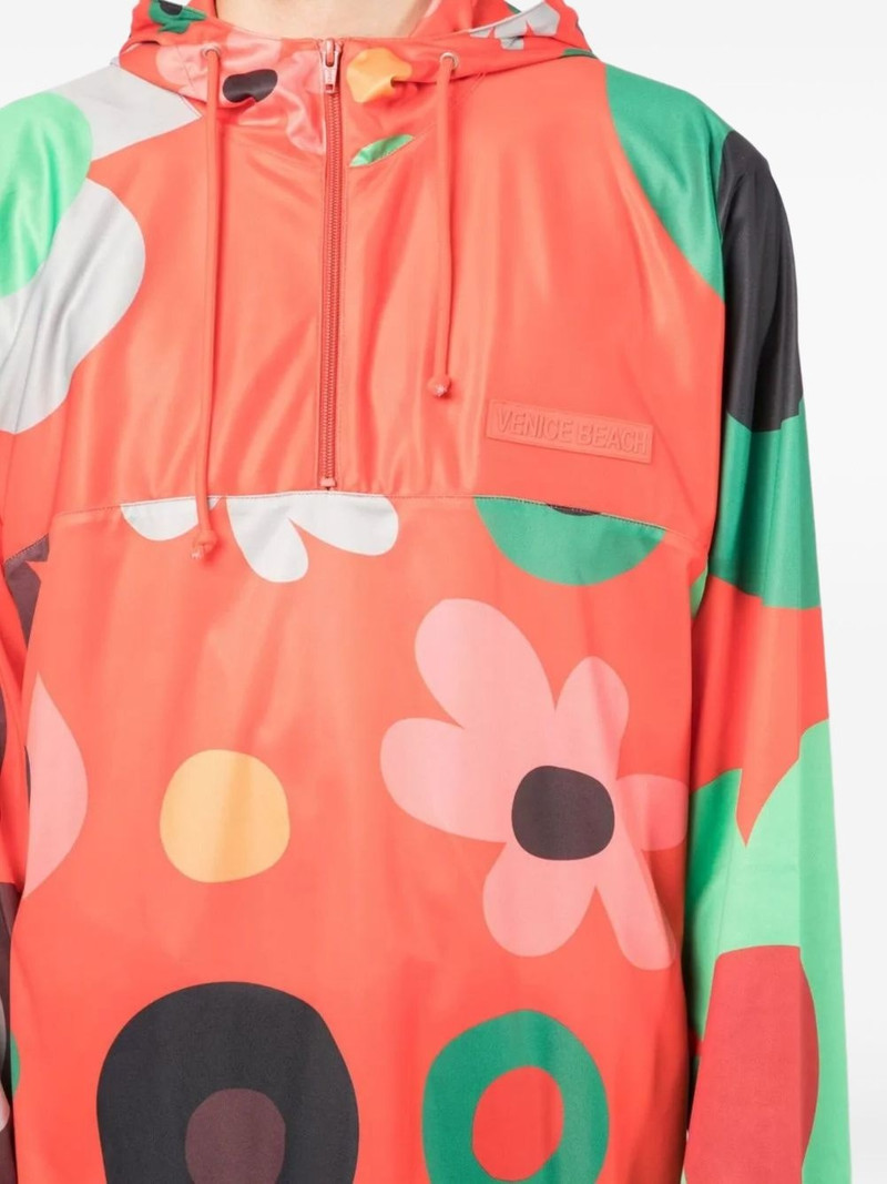 floral-print half-zip jacket 5
