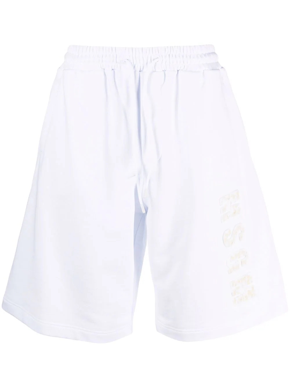 raised logo track shorts - 1