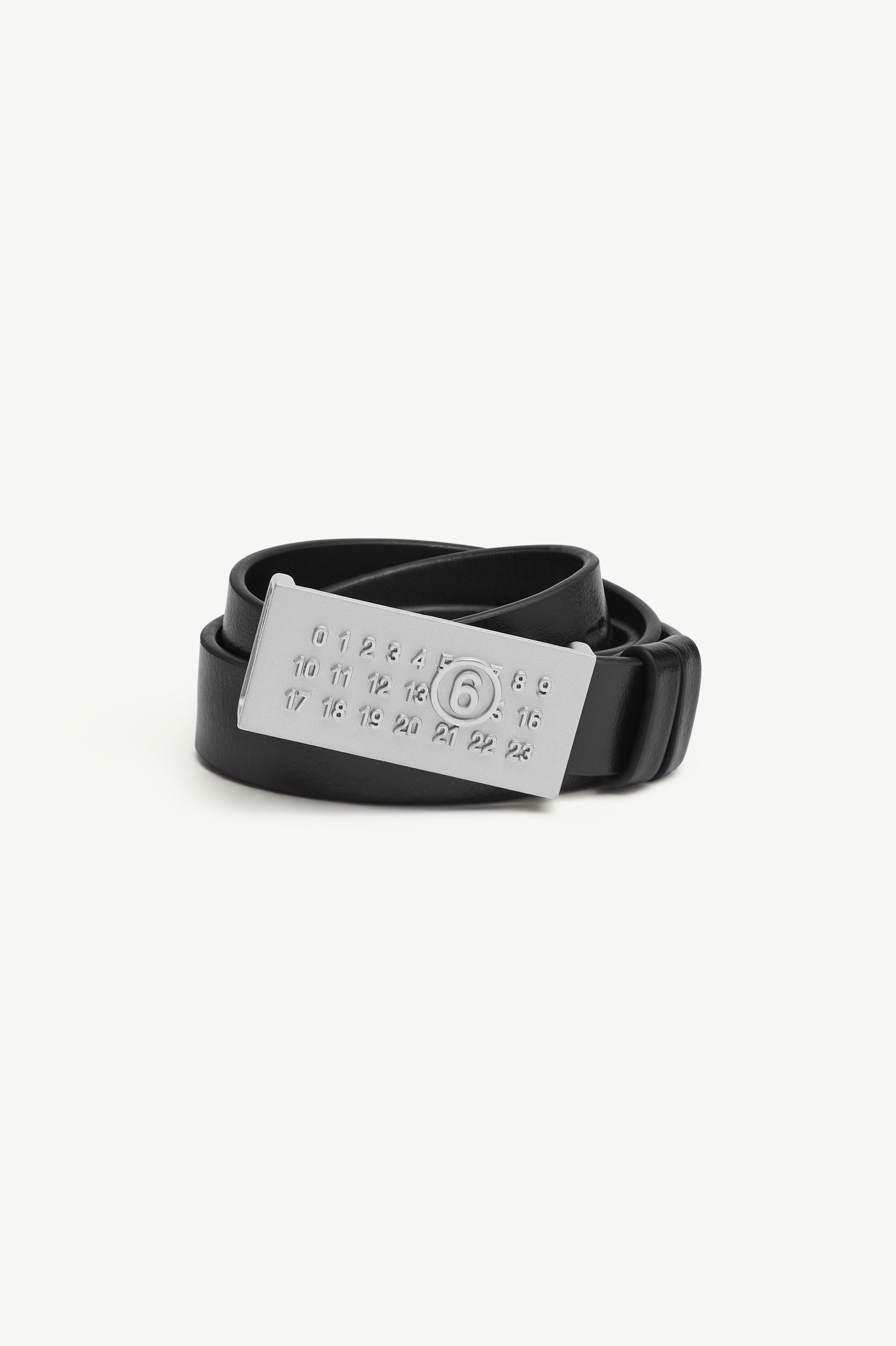 MM6 Maison Margiela Numeric Signature Belt | REVERSIBLE