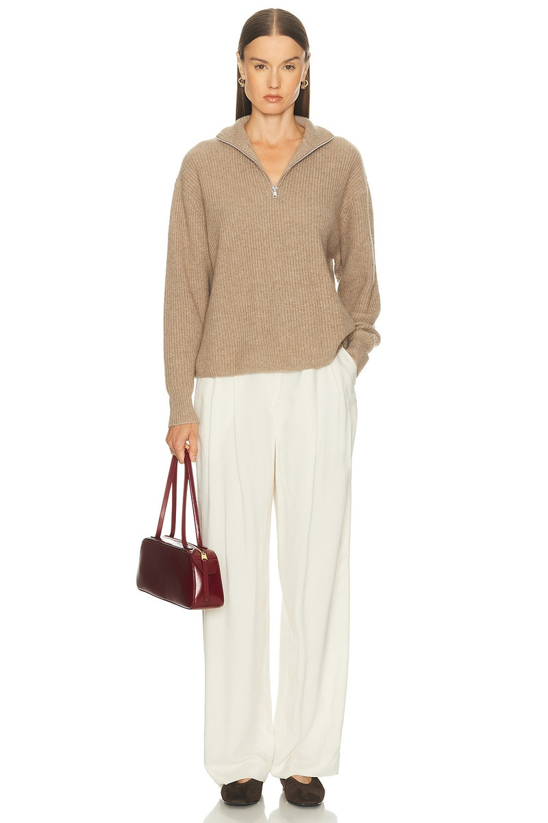 Jenni Kayne Cashmere Half Zip Sweater outlook