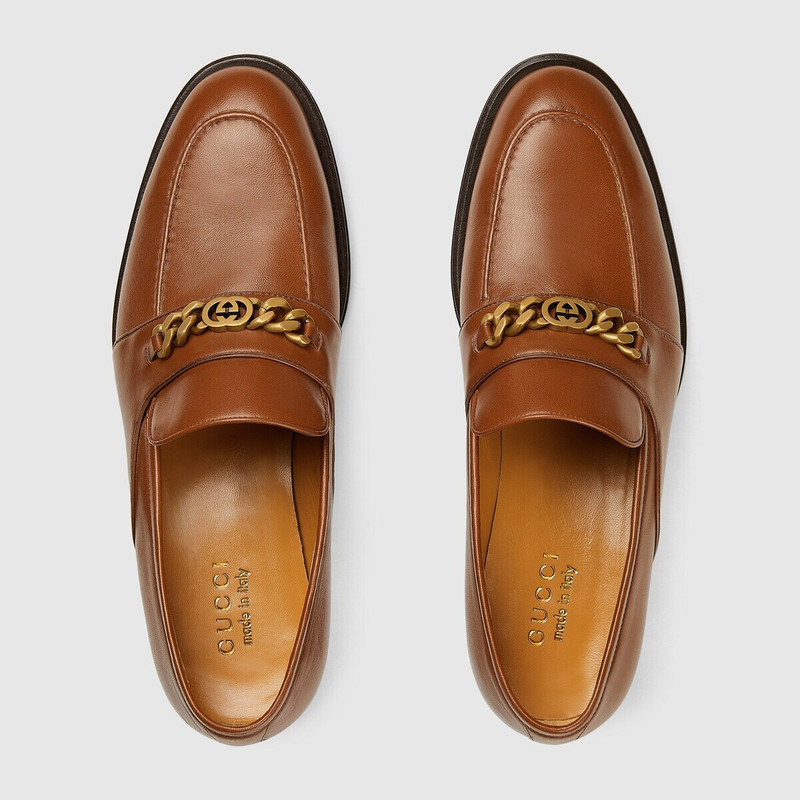 GUCCI Men's loafer with Interlocking G outlook