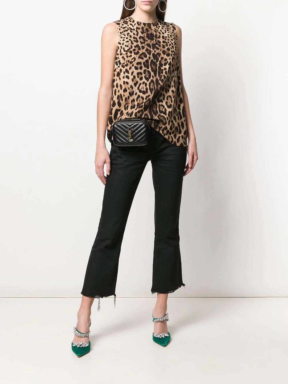 leopard-print top - 2