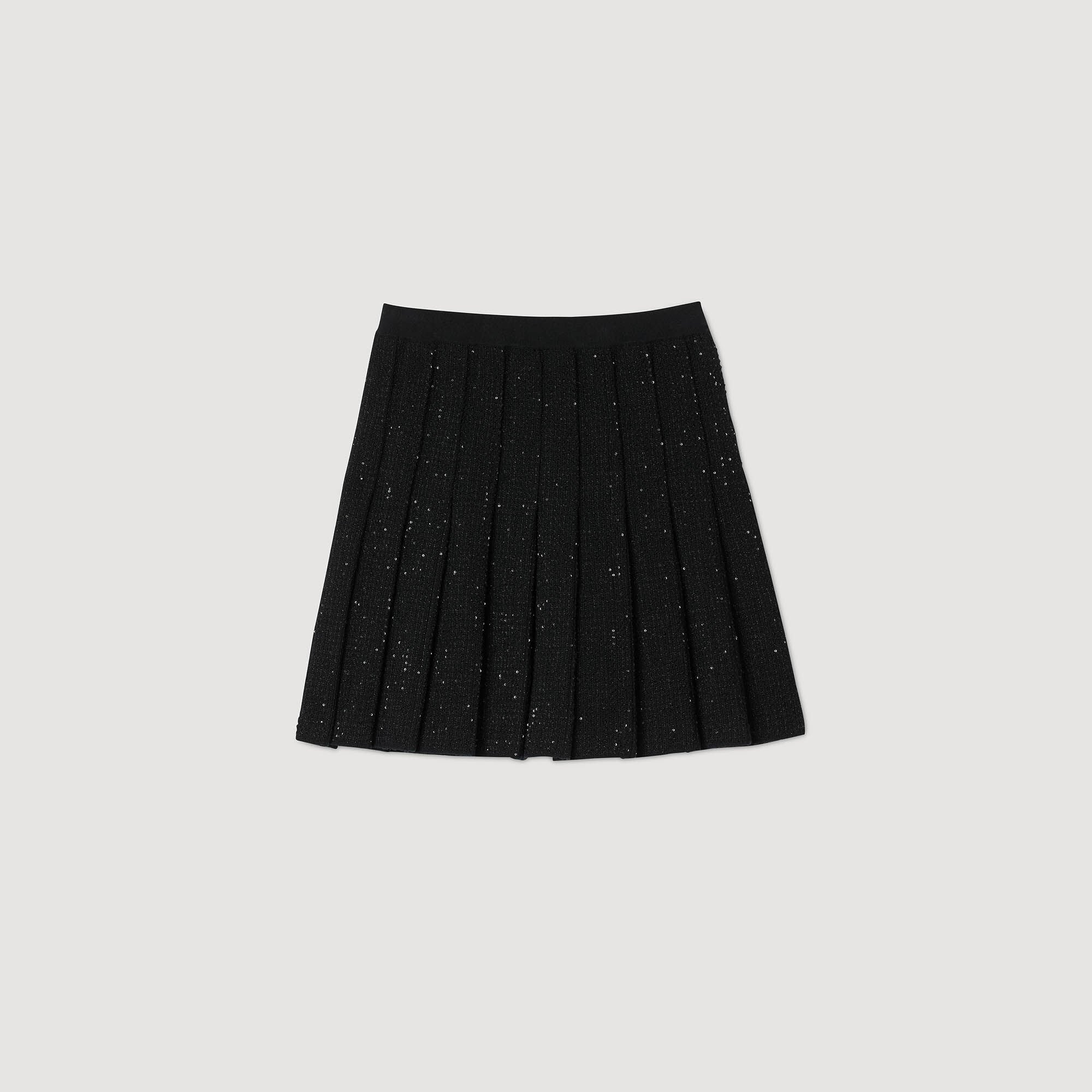 EMBELLISHED TWEED MINI SKIRT - 6