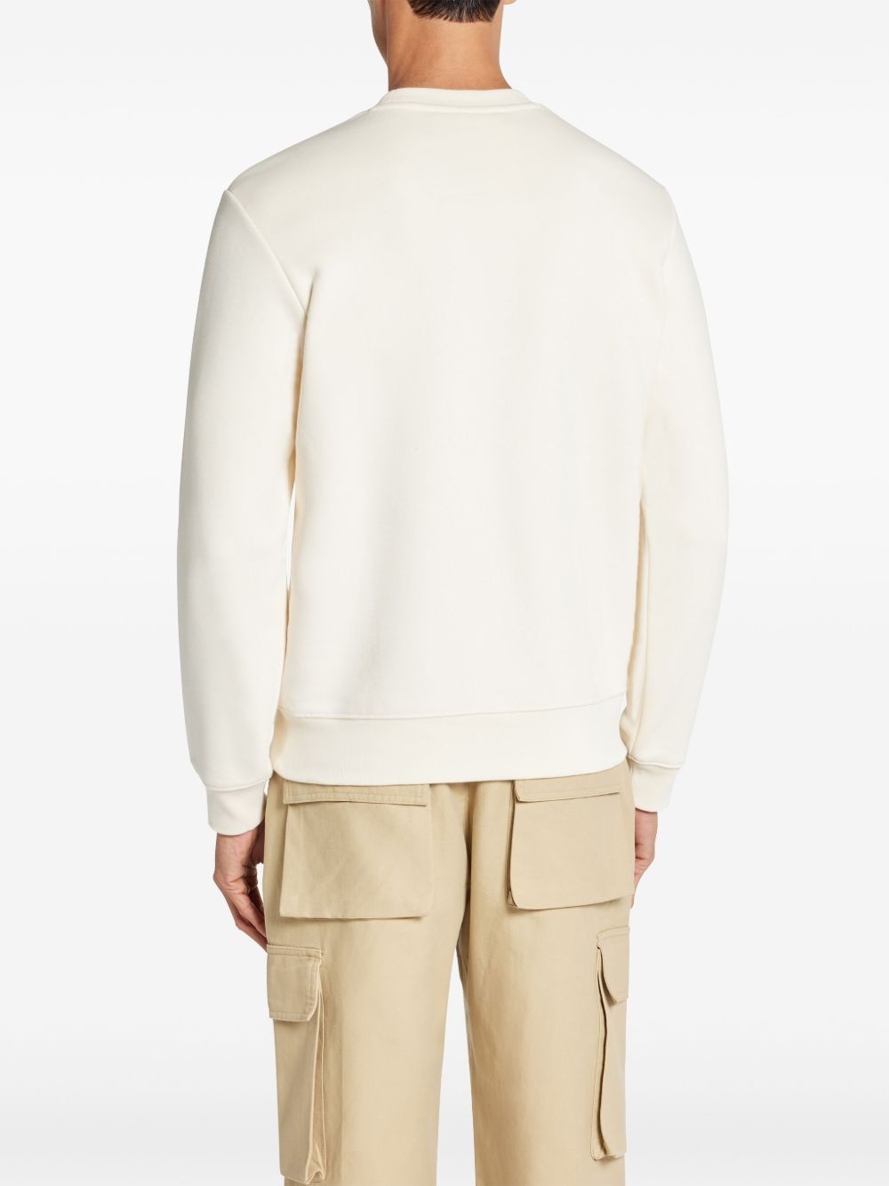 crocodile-embroidered sweatshirt - 4