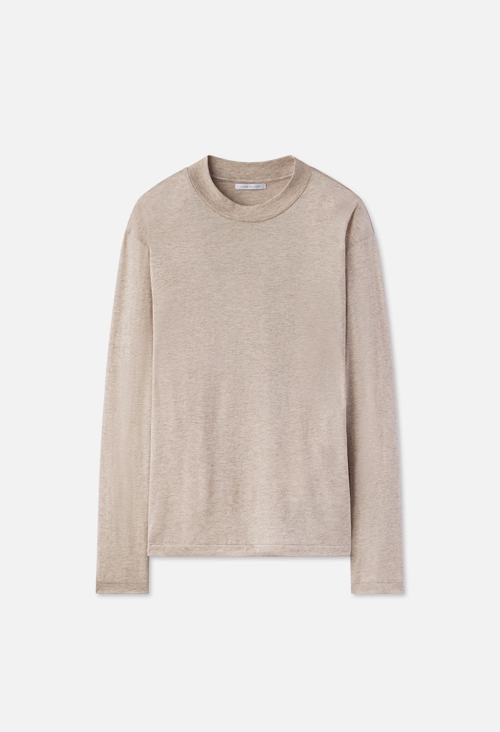 COTTON CASHMERE MOCK NECK - 1