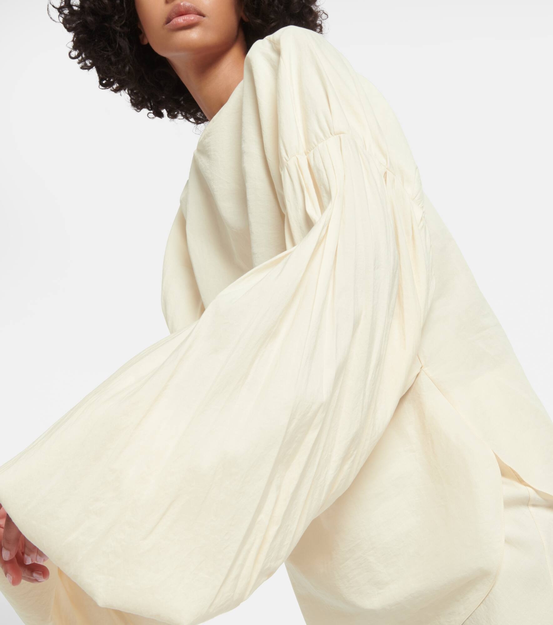 Quico silk and cotton organza top - 6