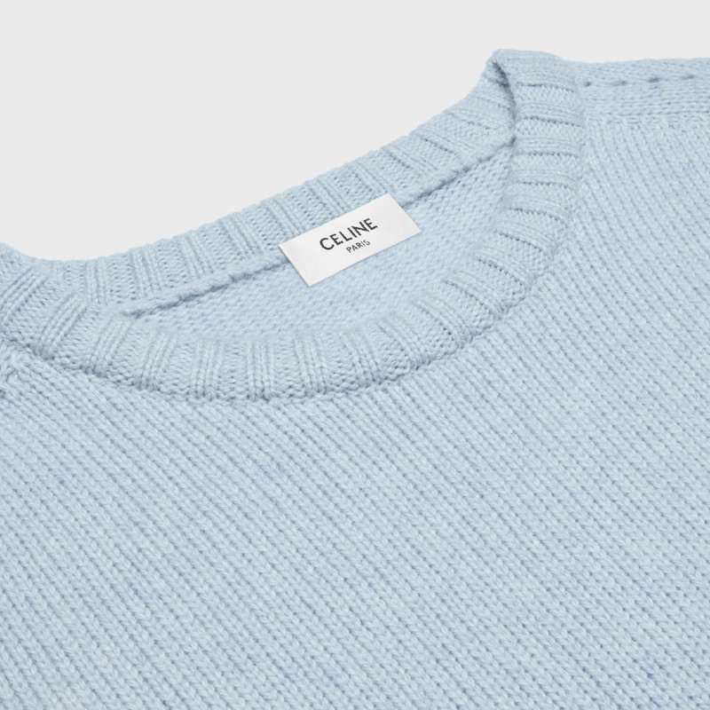 CREW NECK SWEATER IN SEAMLESS CASHMERE 3