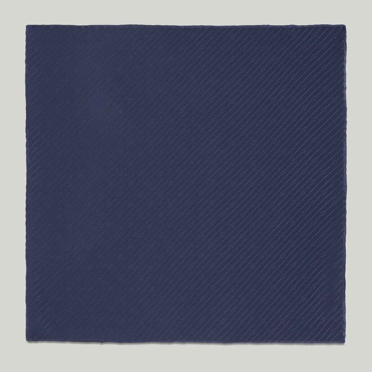Interlocking G silk pocket square - 1