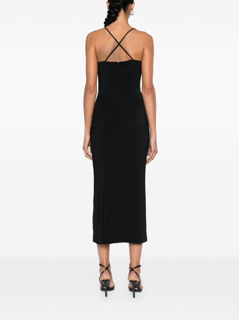 Mugler Women Ro1628 Midi Dress - 2