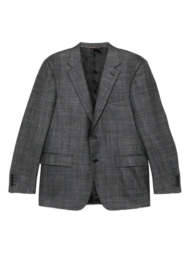 checked blazer 1