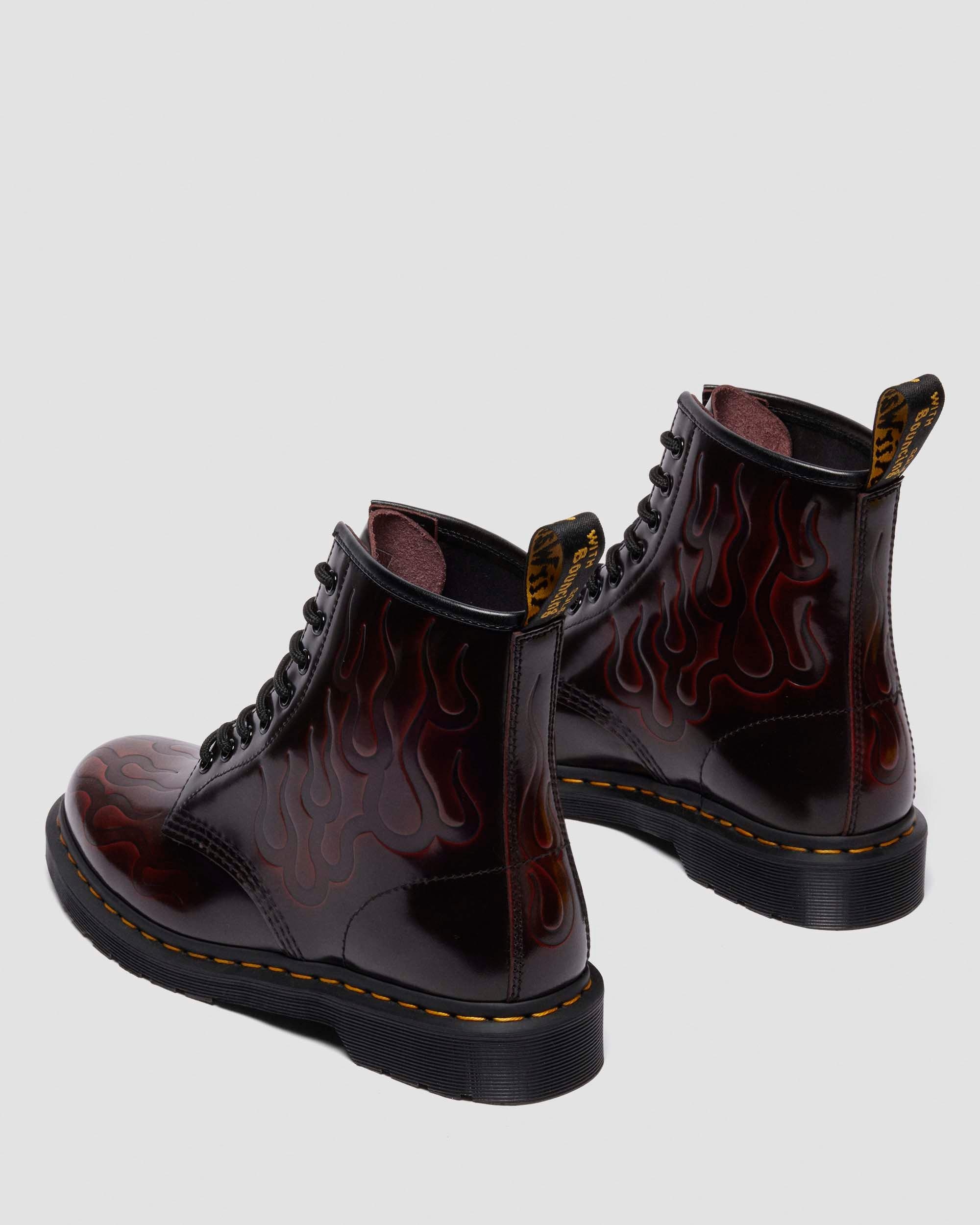 1460 Inferno Arcadia Rub Off Leather Boots - 11