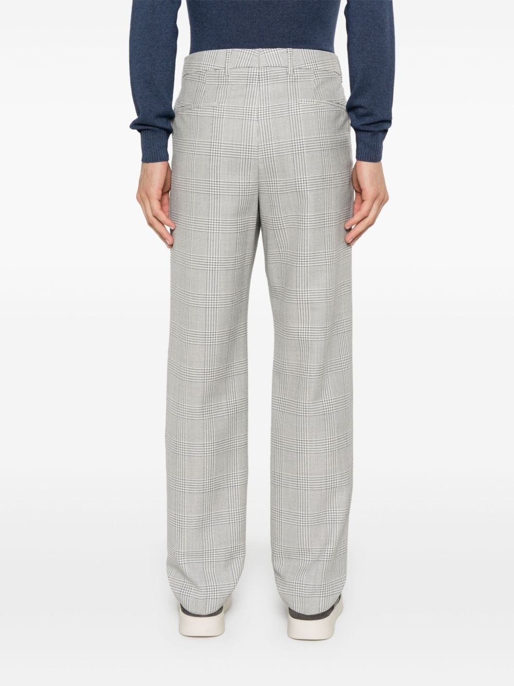 tartan-check trousers - 4