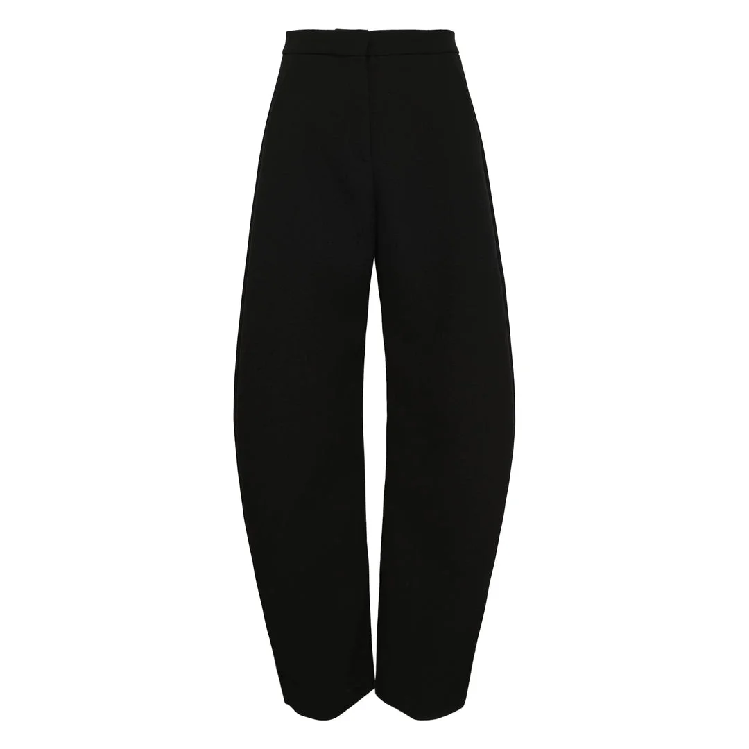 Round Pants Wool Stretch Grain - 1