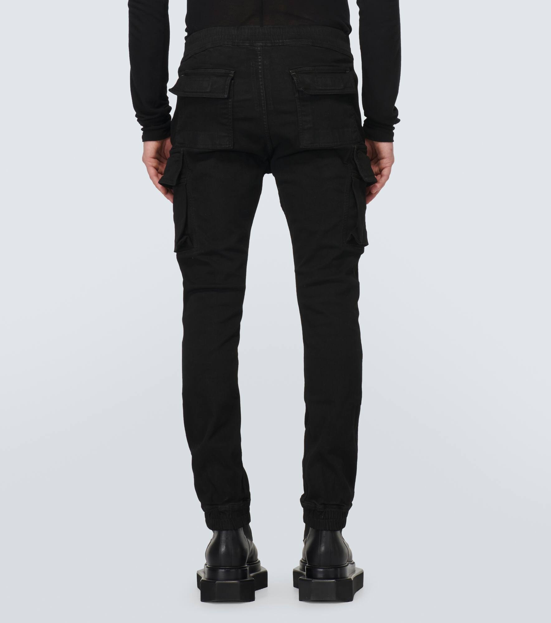 Mastodon denim cargo pants - 4