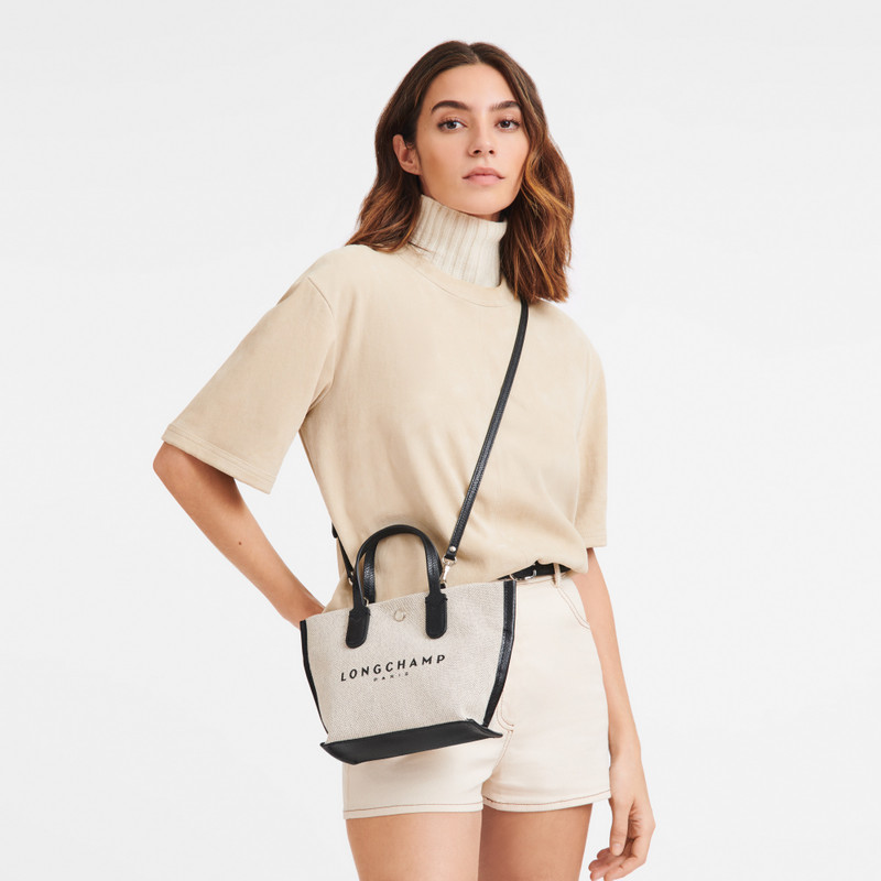 Longchamp Essential XS Handbag Ecru - Canvas outlook