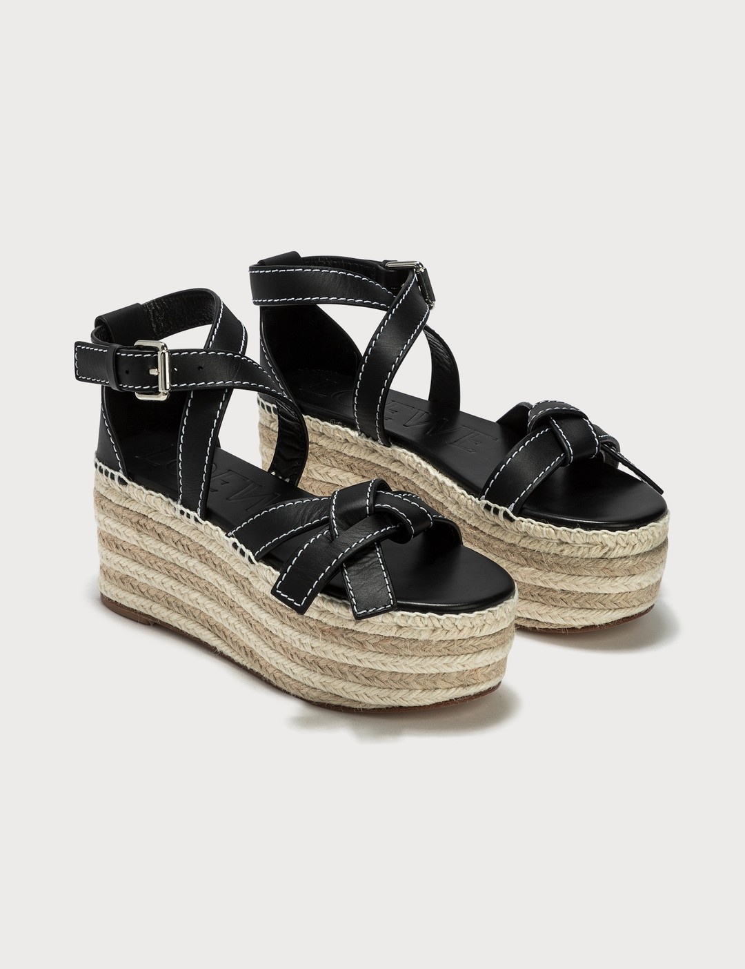 GATE WEDGE ESPADRILLE SANDALS - 4