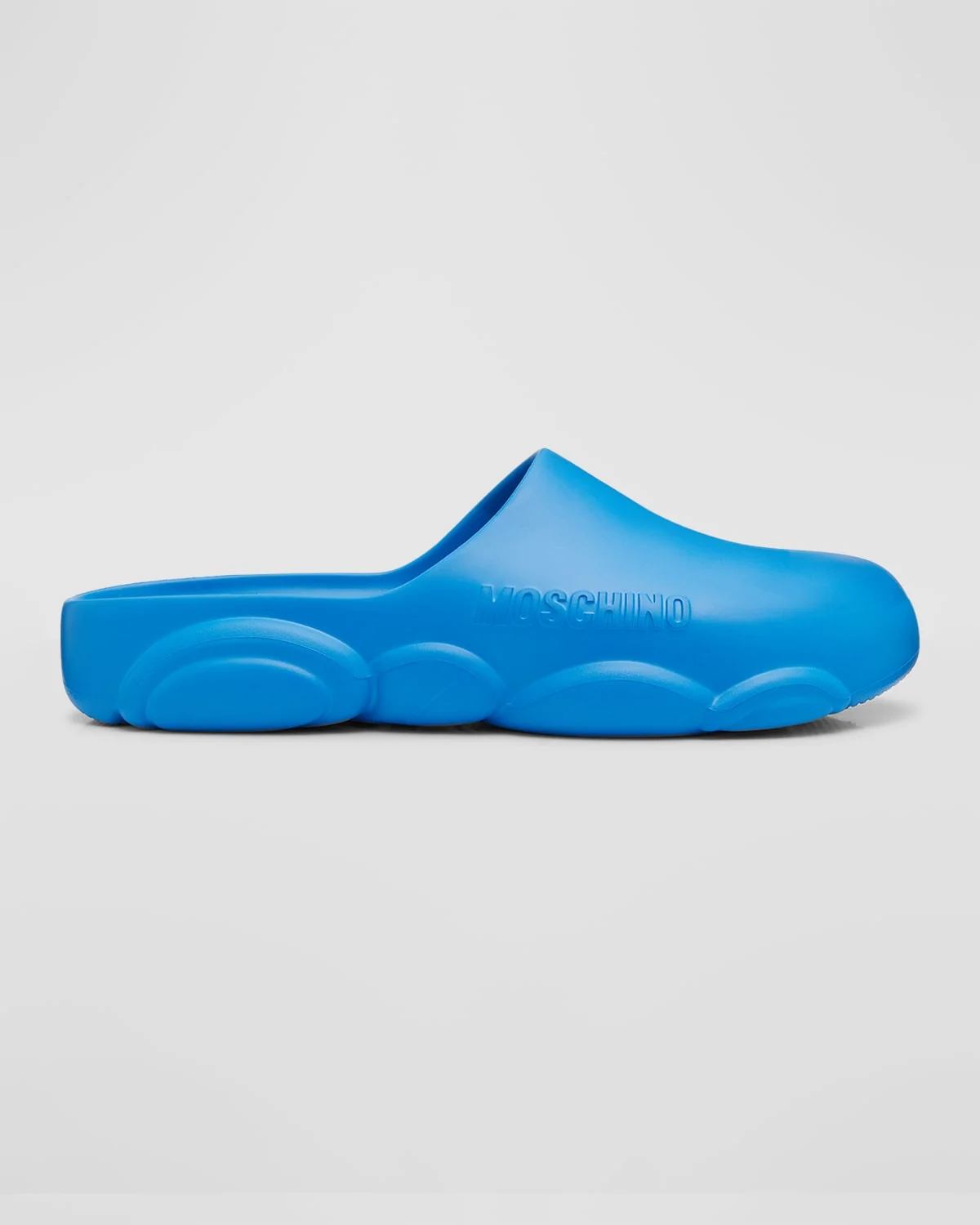 Men's Bubble Teddy Rubber Slides - 1
