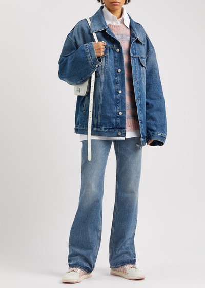 Acne Studios Distressed flared-leg jeans outlook