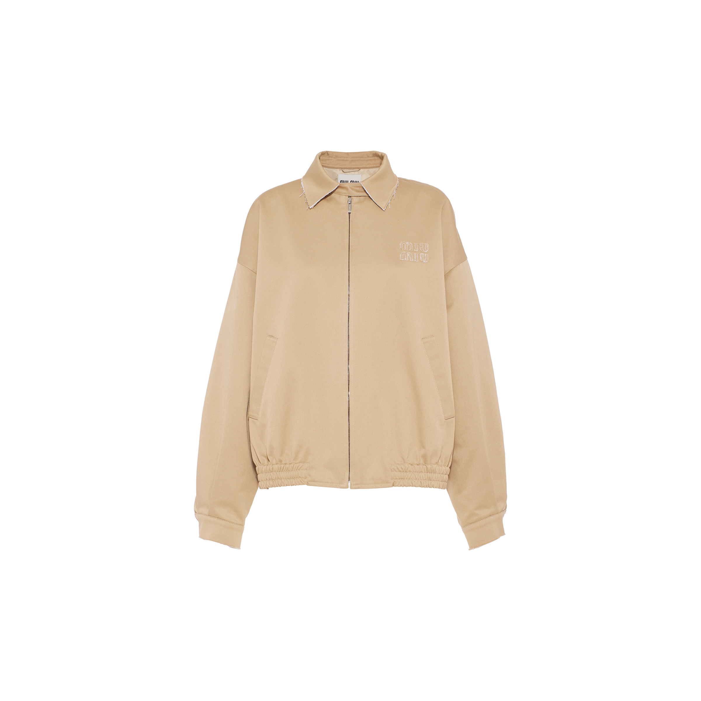 Oversized chino blouson jacket