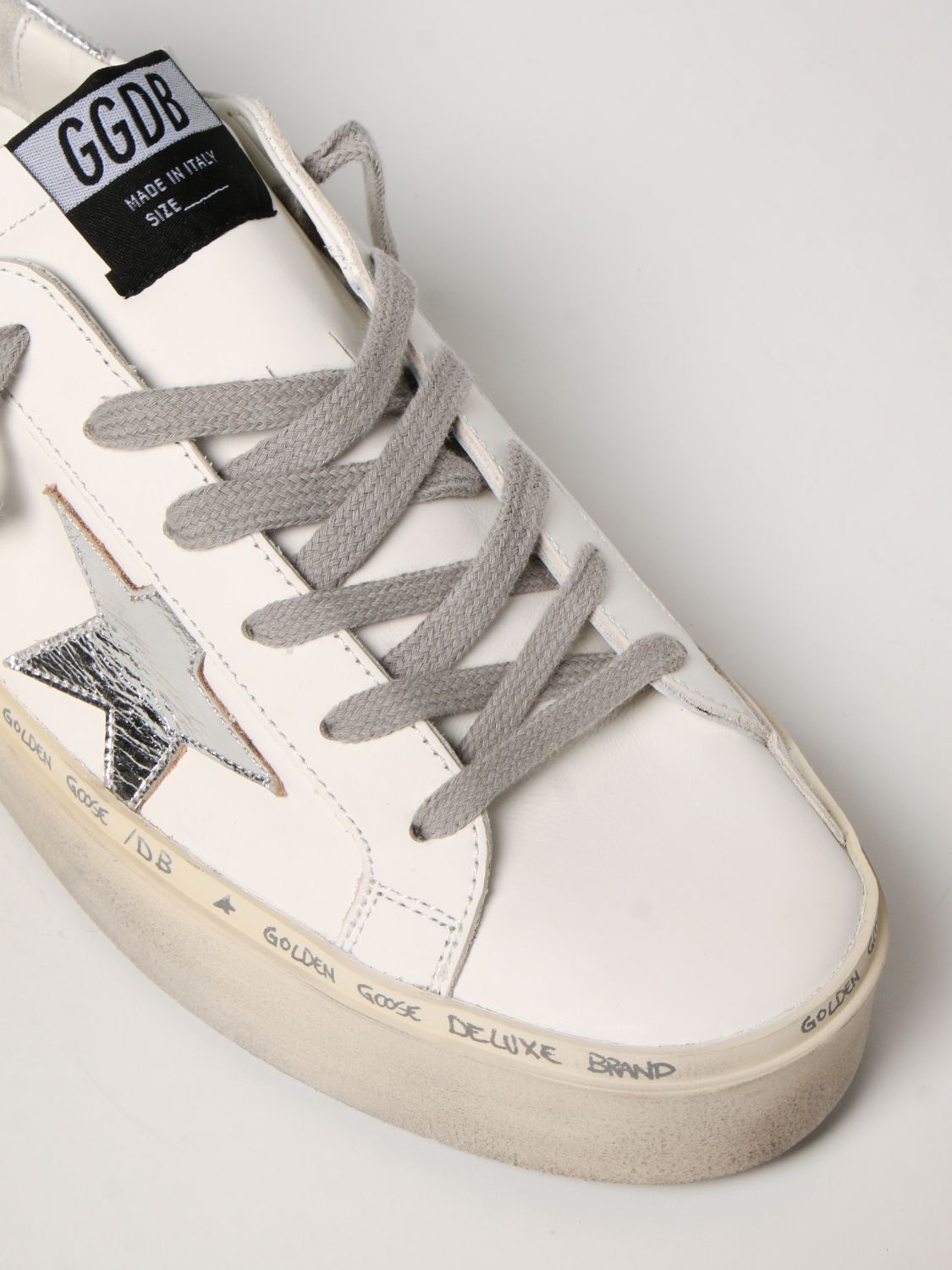 Golden Goose Hi Star classic sneakers in leather - 4