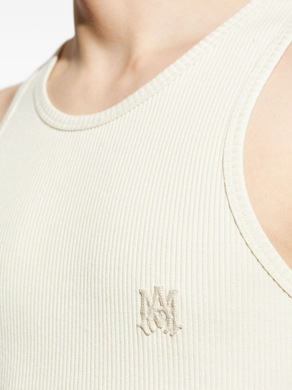 ribbed sleeveless top - 5