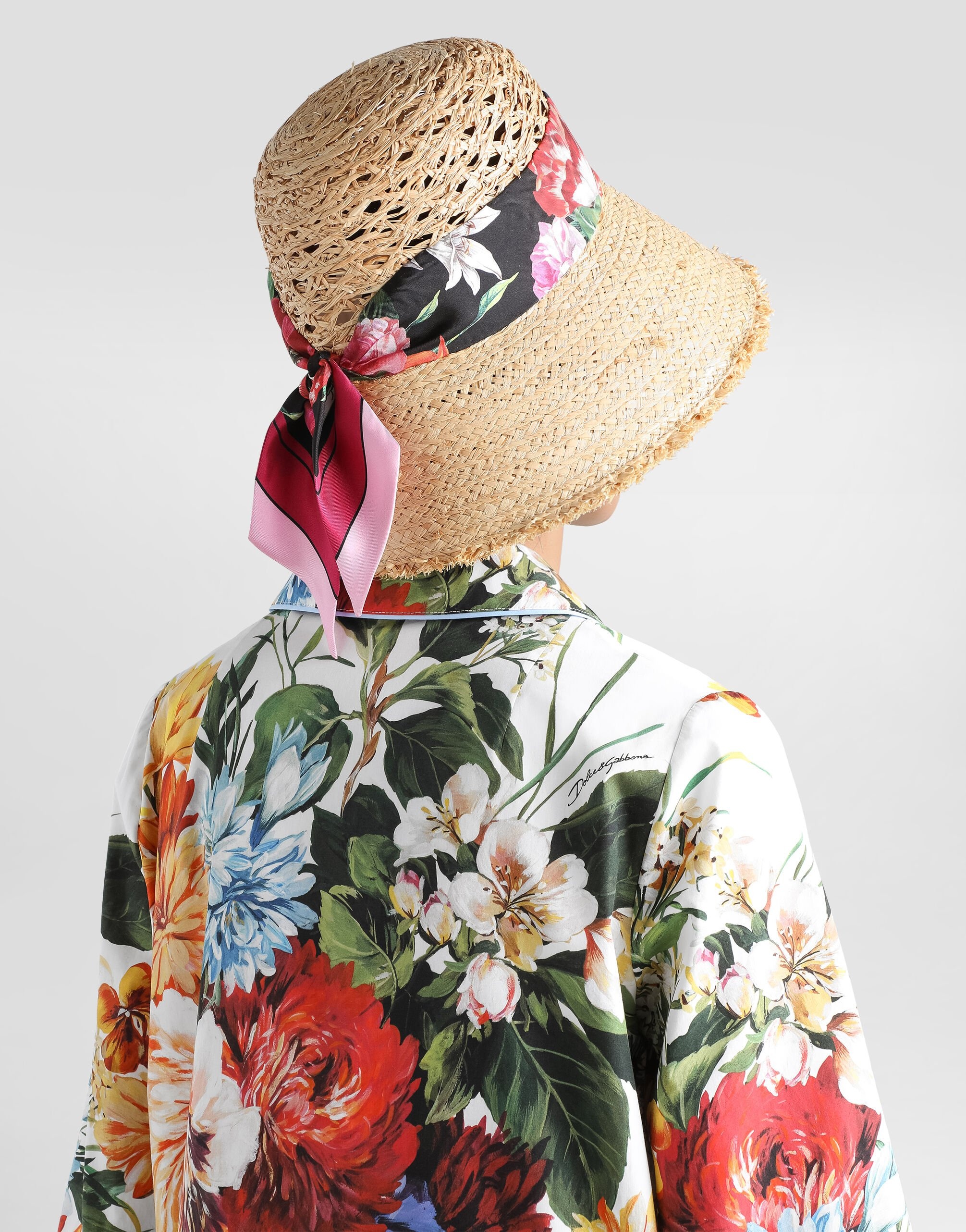 Flower-bouquet print poplin shirt - 5