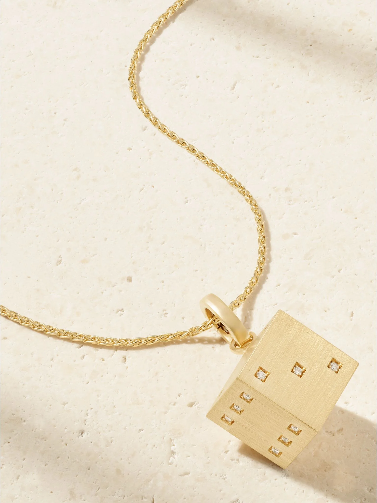 Dado 18-karat gold diamond necklace Gold - 1